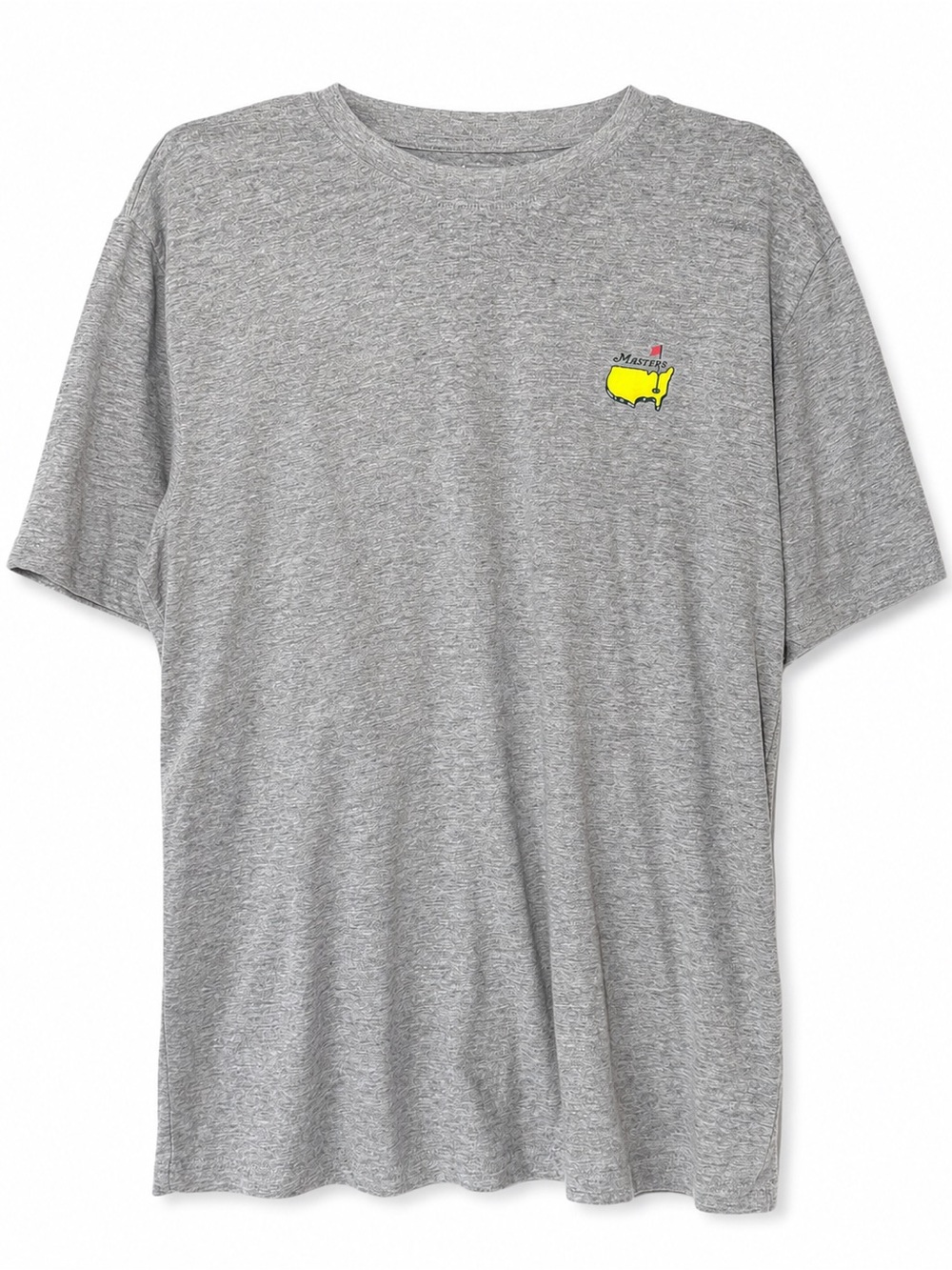 2026 Masters Gray Short Sleeve Tee with Yellow Map Logo - Picture 1 of 2
